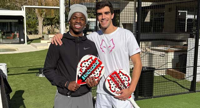 La intrahistoria del partido de pádel entre Vinicius y Juan Lebrón: le invitó el brasileño, que se llevó una pala