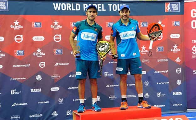 Bela y Lima con el título en Gijón. WORLD PADEL TOUR