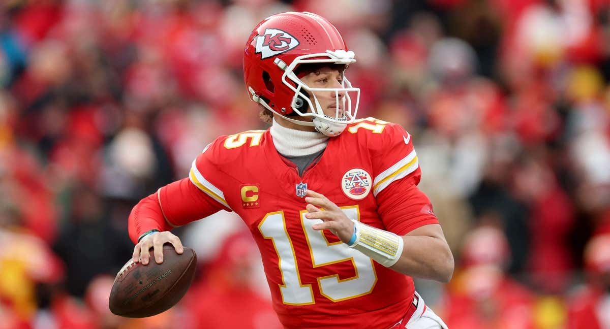 Patrick Mahomes durante un encuentro.