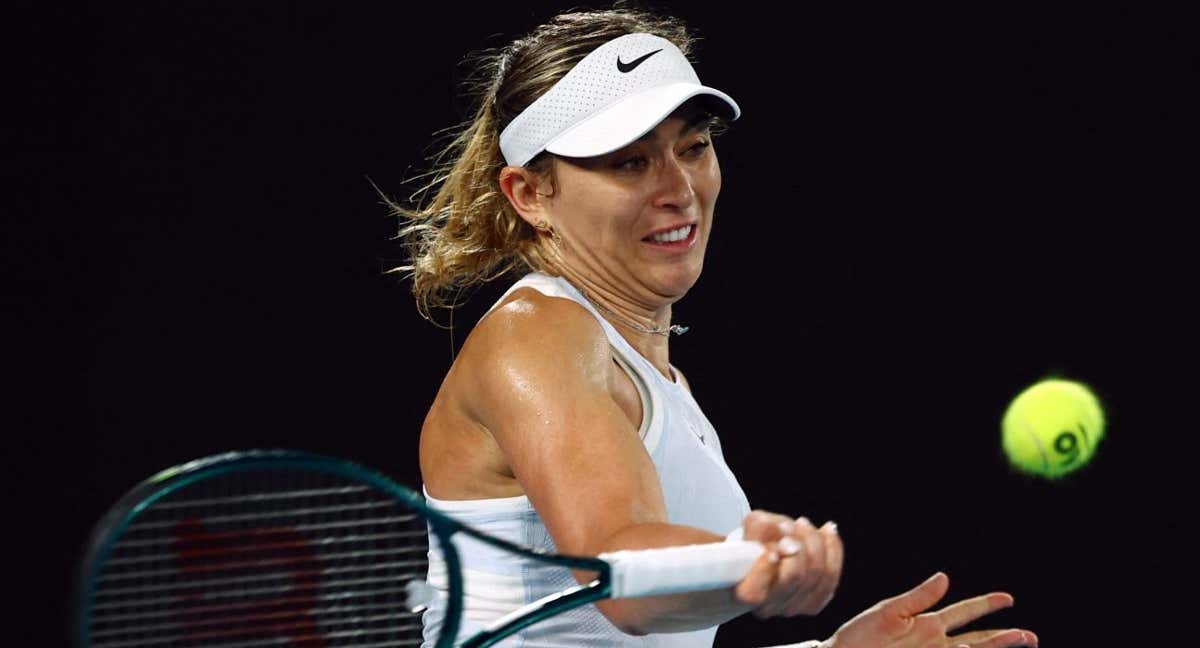 Paula Badosa, en semifinales del Open de Australia.