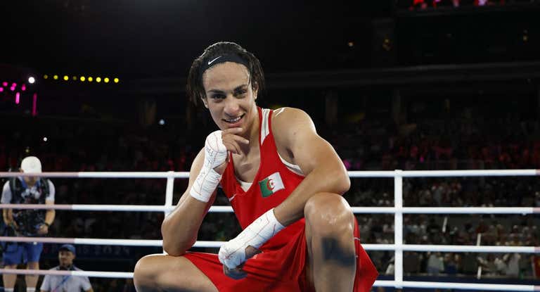 Imane Khelif, en los Juegos Olímpicos de París.