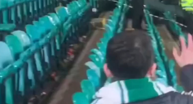 Joshua, fan del Celtic, vivió un momento de conexión con la grada rival del Young Boys