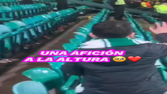 Joshua, fan del Celtic, vivió un momento de conexión con la grada rival del Young Boys