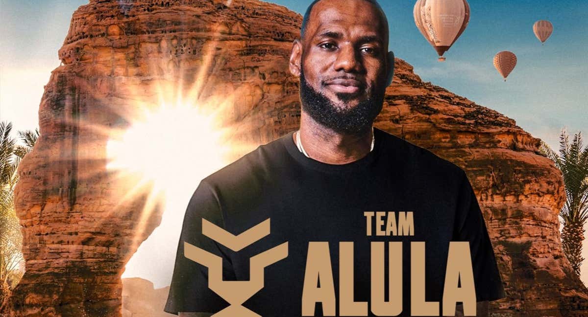 Lebron James se estrena como armador con el Team Alula. /E1 SERIES