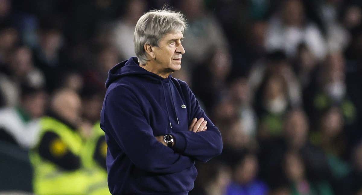 Manuel Pellegrini durante el Betis-Alavés./EFE