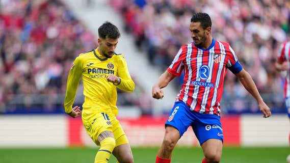 Koke y Baena, en un lance del partido. /