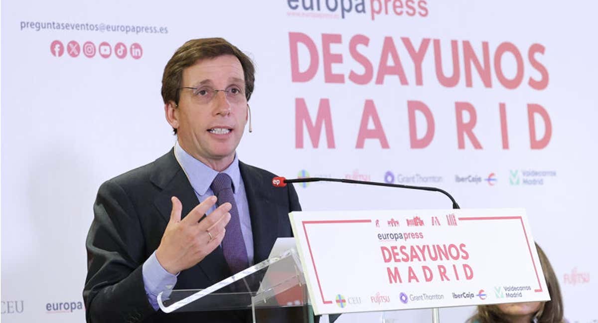 José Luis Martínez Almeida en los desayunos de Europa Press. /EP