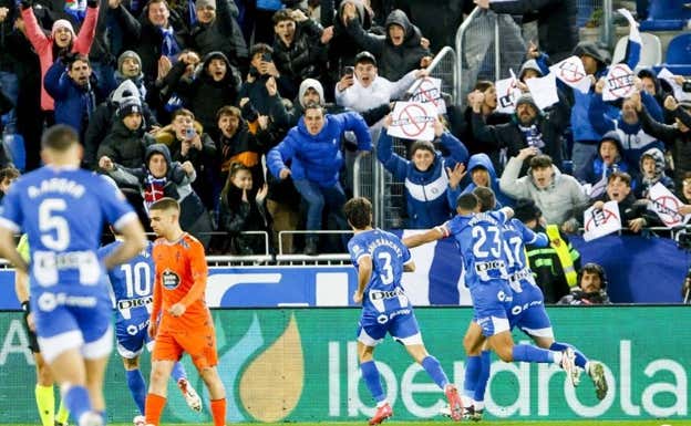 Momento del gol de Kike García LALIGA