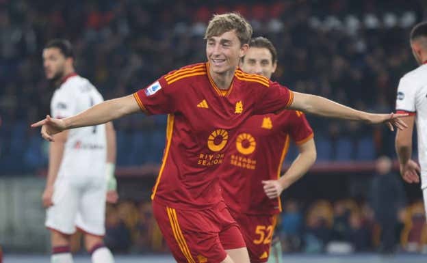 Dean Huijsen jugó 14 partidos con la Roma en la 2023/24. Getty Images