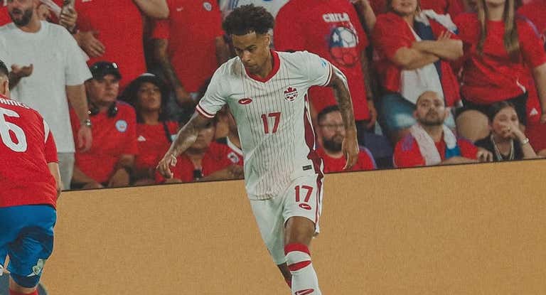 Buchanan, en un partido con Canadá.