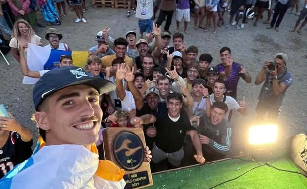 El selfie del campeón ARMIDE SOLIVERES
