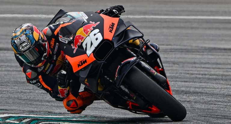 Dani Pedrosa en el test de Shakedown.