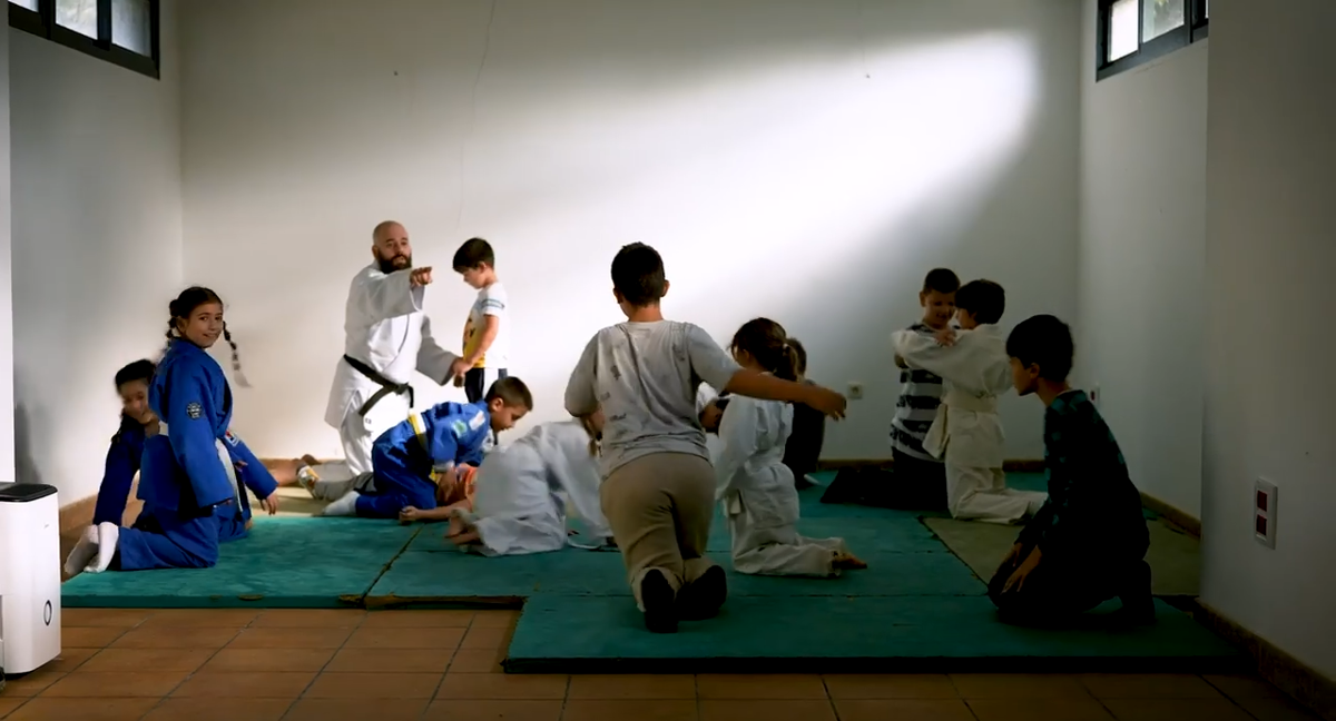 Instalaciones de la Escola de Judo de Rois./IBERDROLA