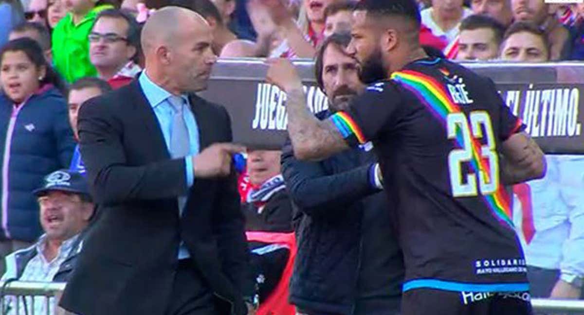 Paco Jémez y Bebé.