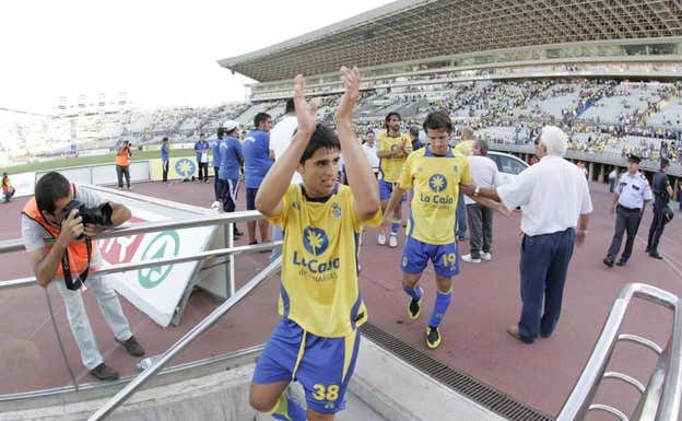 Juanpe Ramírez, en la UD Las Palmas UD LAS PALMAS