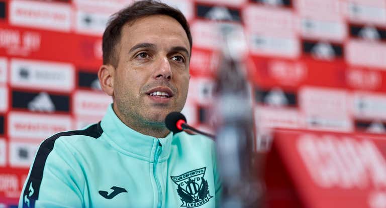 Borja Jiménez, en la rueda de prensa previa al choque contra el Real Madrid.