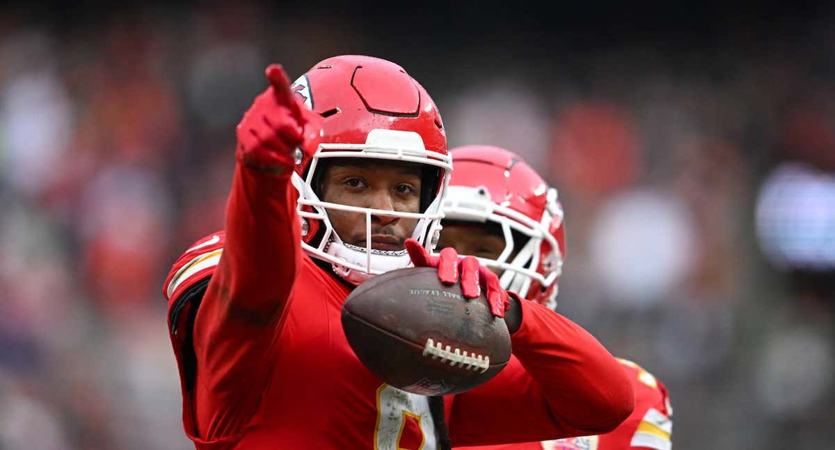 DeAndre Hopkins, en un partido con los Chiefs. /GETTY