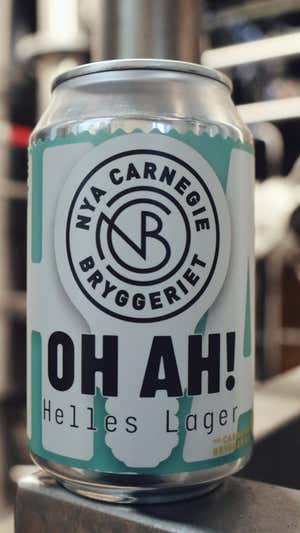 Lata de cerveza de la marca de Kennedy.  CEDIDA