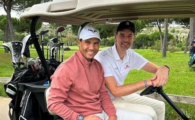 Rafa Nadal y Pau Gasol.