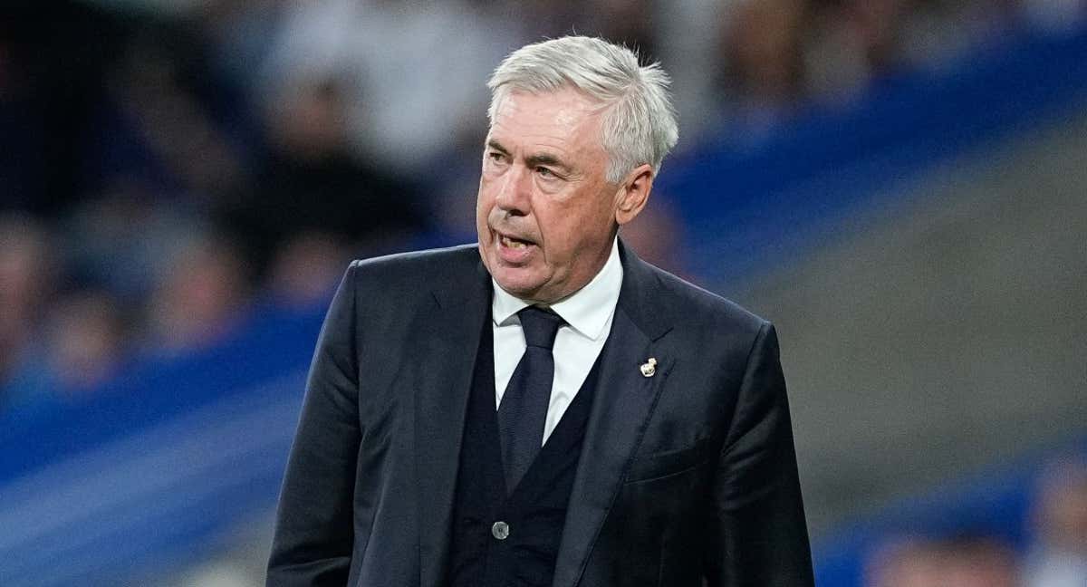 Carlo Ancelotti, en el Bernabéu./EP