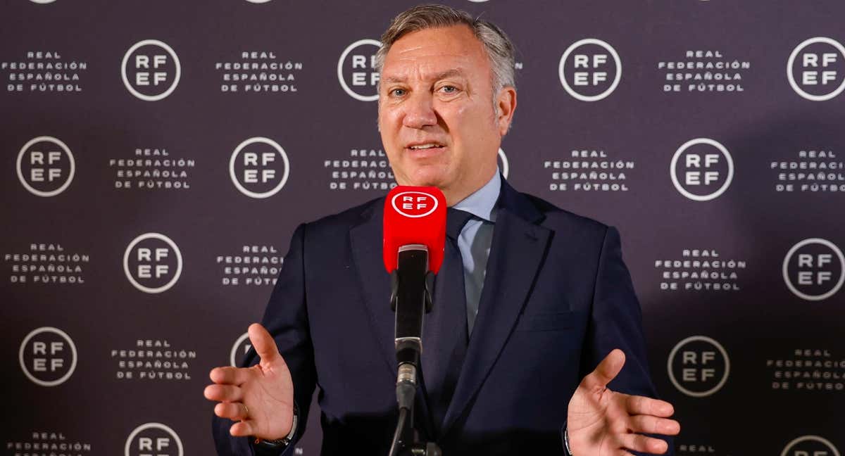 Medina Cantalejo, en la reunión de la RFEF.
