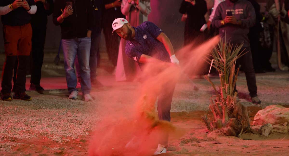 Jon Rahm, en la primera vuelta del año en el LIV Golf./REUTERS