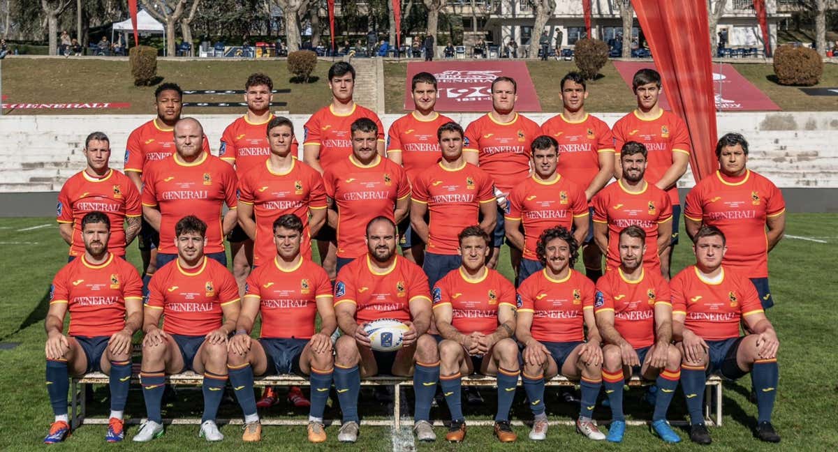 Selección española de Rugby. /X: @ferugby