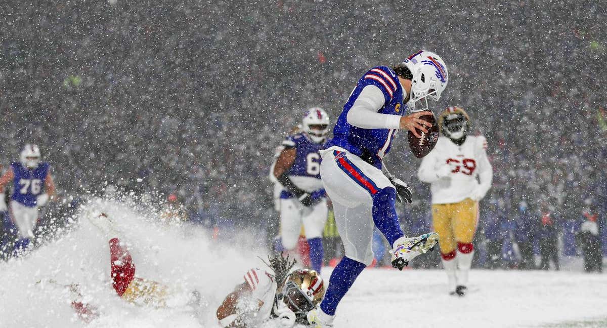 Josh Allen, en un partido con los Bills. /REUTERS