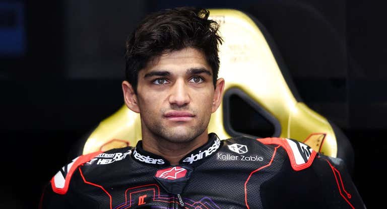Jorge Martín en los test de Barcelona.