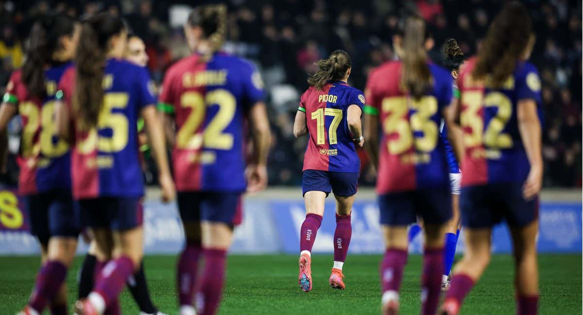 Ewa Pajor celebrando un gol. /FC BARCELONA FEMENINO