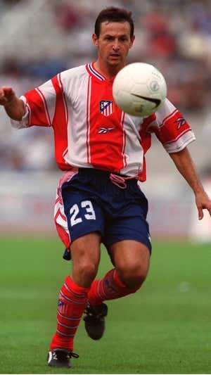 Venturin, en el Atlético de Madrid.  GETTY