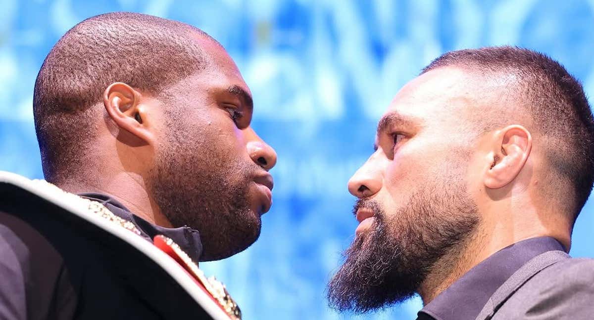 Daniel Dubois y Joseph Parker, cara a cara.