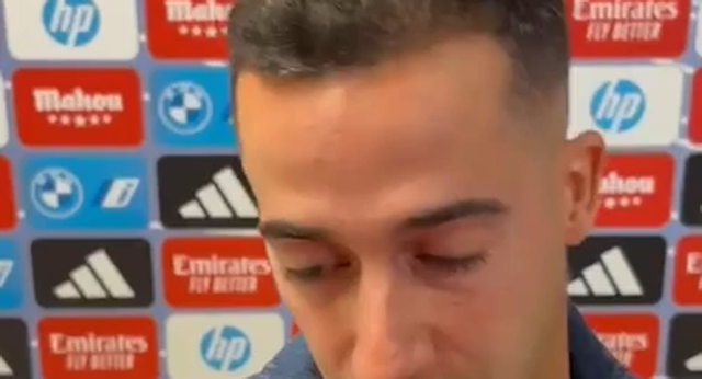 Lucas Vázquez dijo todo lo que pensaba sin hablar, porque le sancionarían.