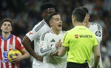 Lucas Vázquez tira del freno de mano cuando le preguntan por el árbitro: “Nos pueden sancionar y no merece la pena”