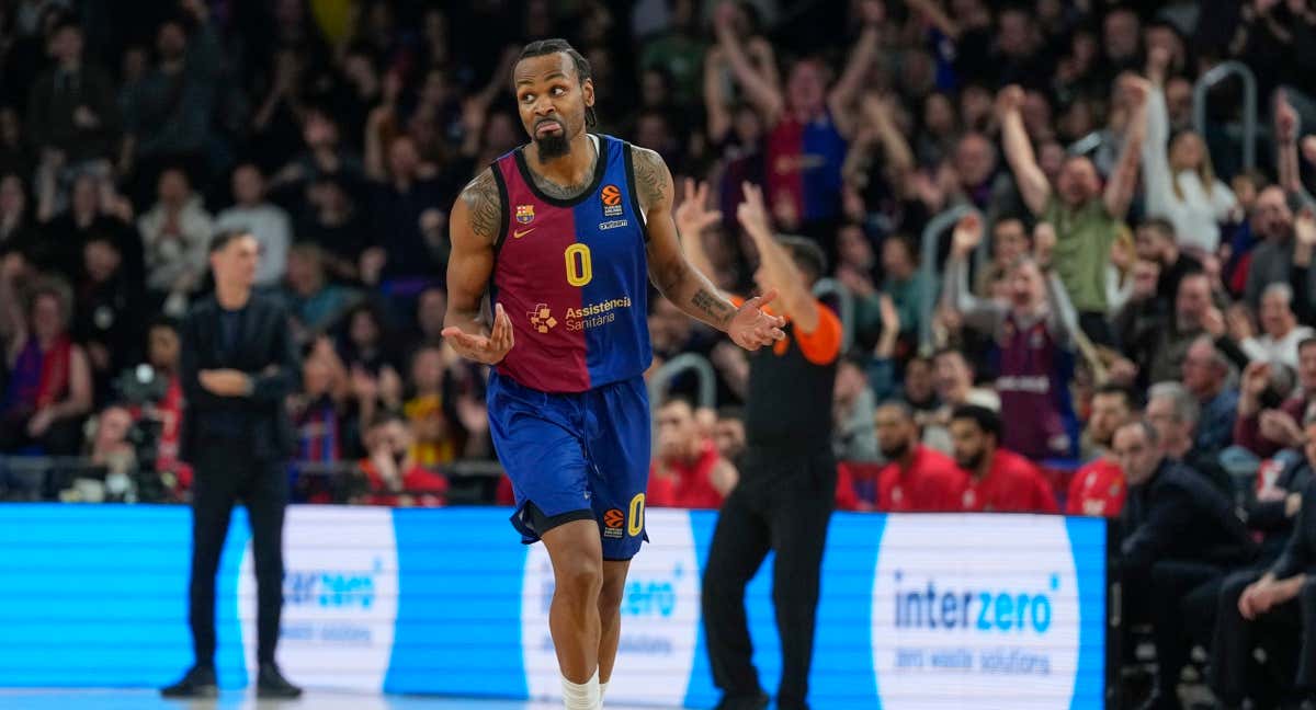 Kevin Punter durante un partido del Barça Basket./EFE