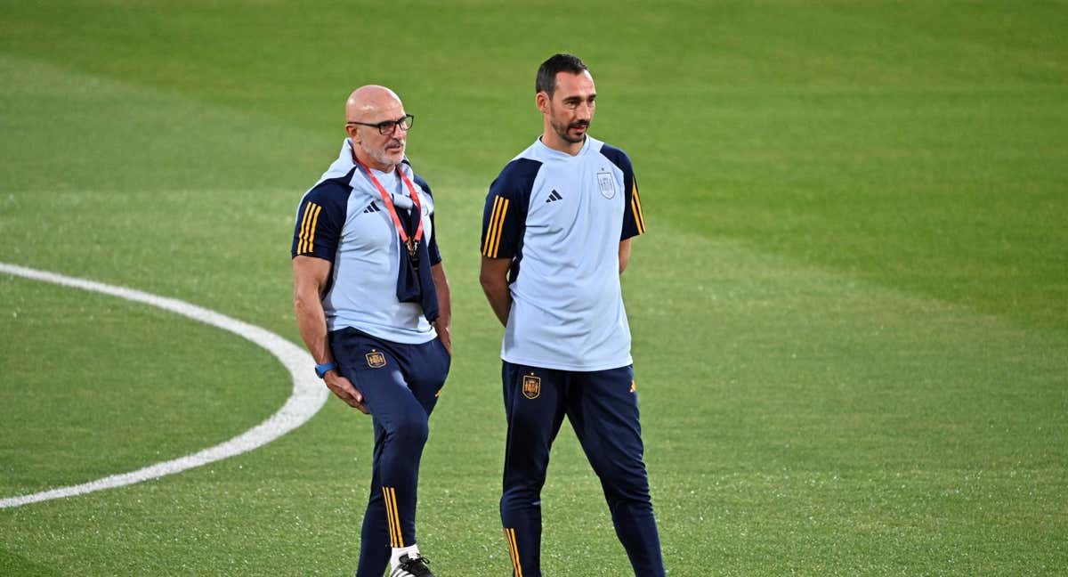 Pablo Amo ha sido el ayudante de Luis de la Fuente en la selección desde su llegada al cargo.