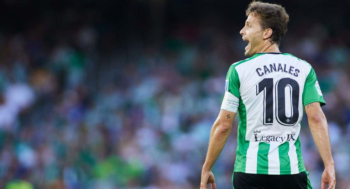Sergio Canales, en un partido con el Betis.