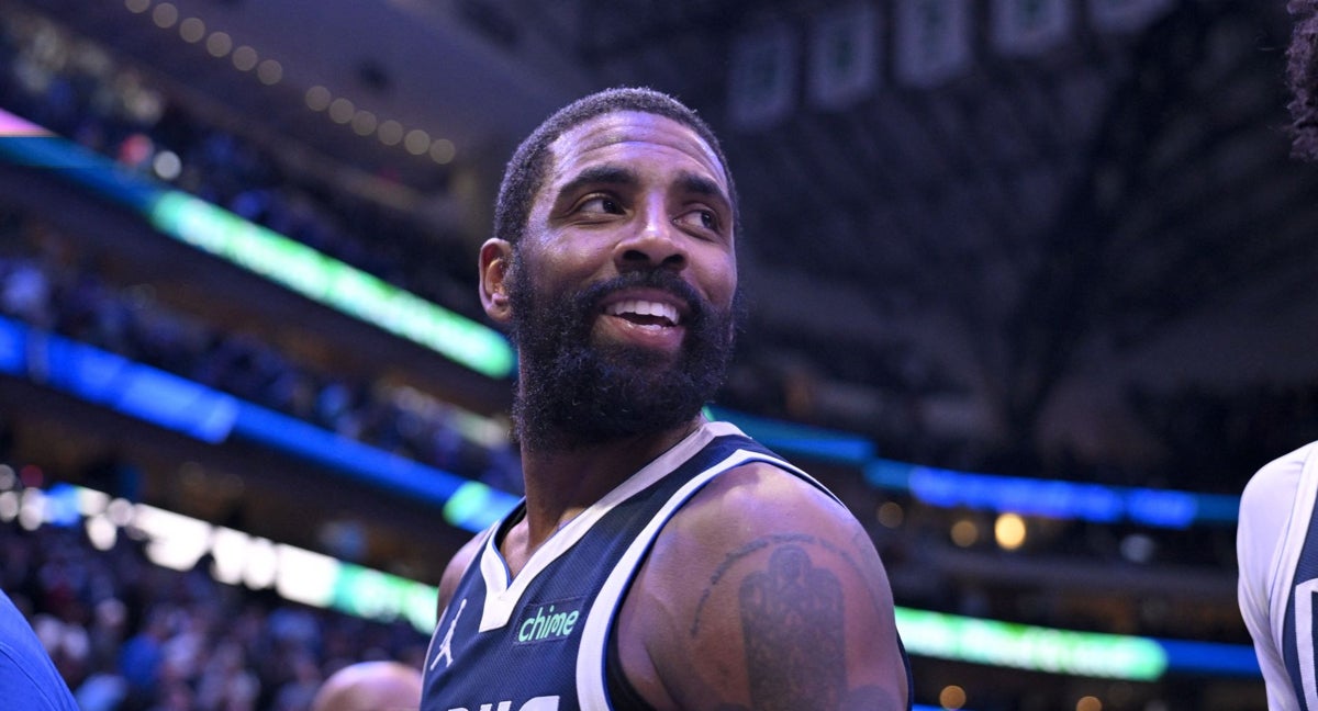 Kyrie Irving tras el partido ante los Warriors.