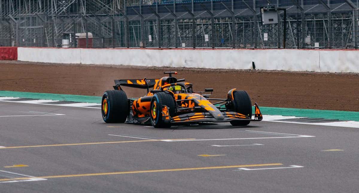 McLaren presenta su coche en Silverstone.