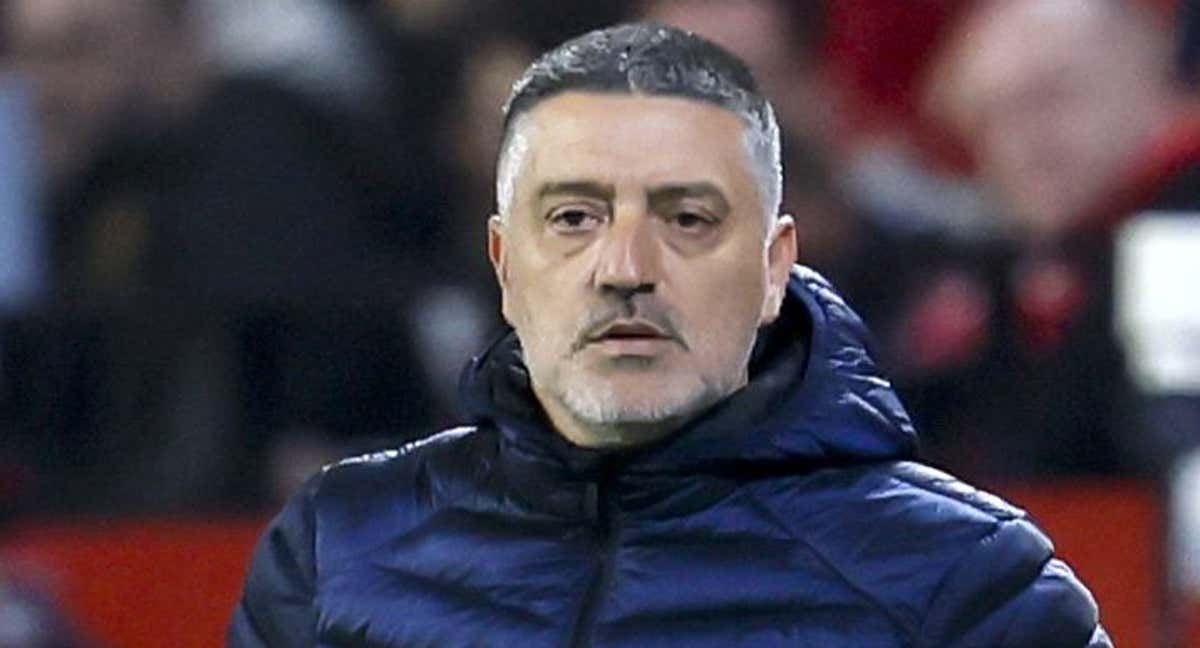 El entrenador del Sevilla, Xavier García Pimienta./EFE