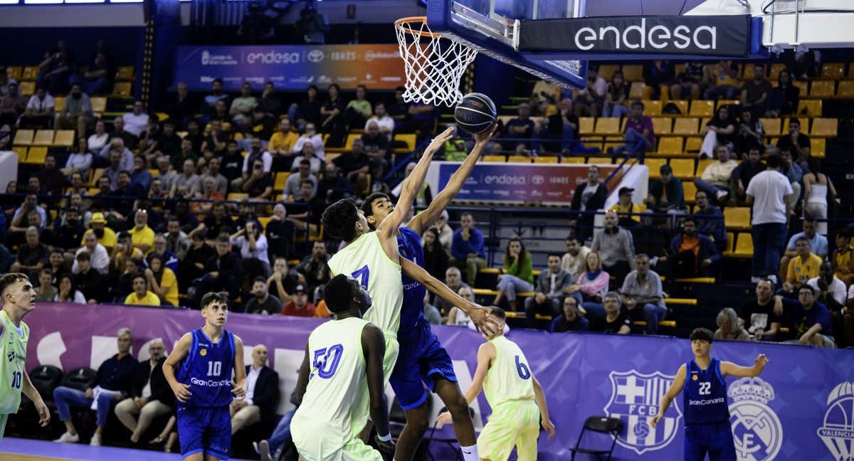 Un partido de la Minicopa Endesa esta semana. /ACB PHOTO/D. GRAU