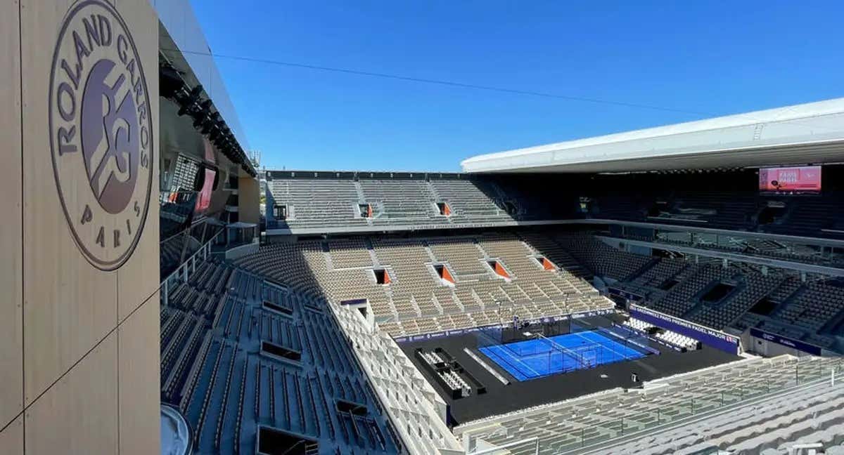 Pista central de Roland Garros./PREMIER PADEL