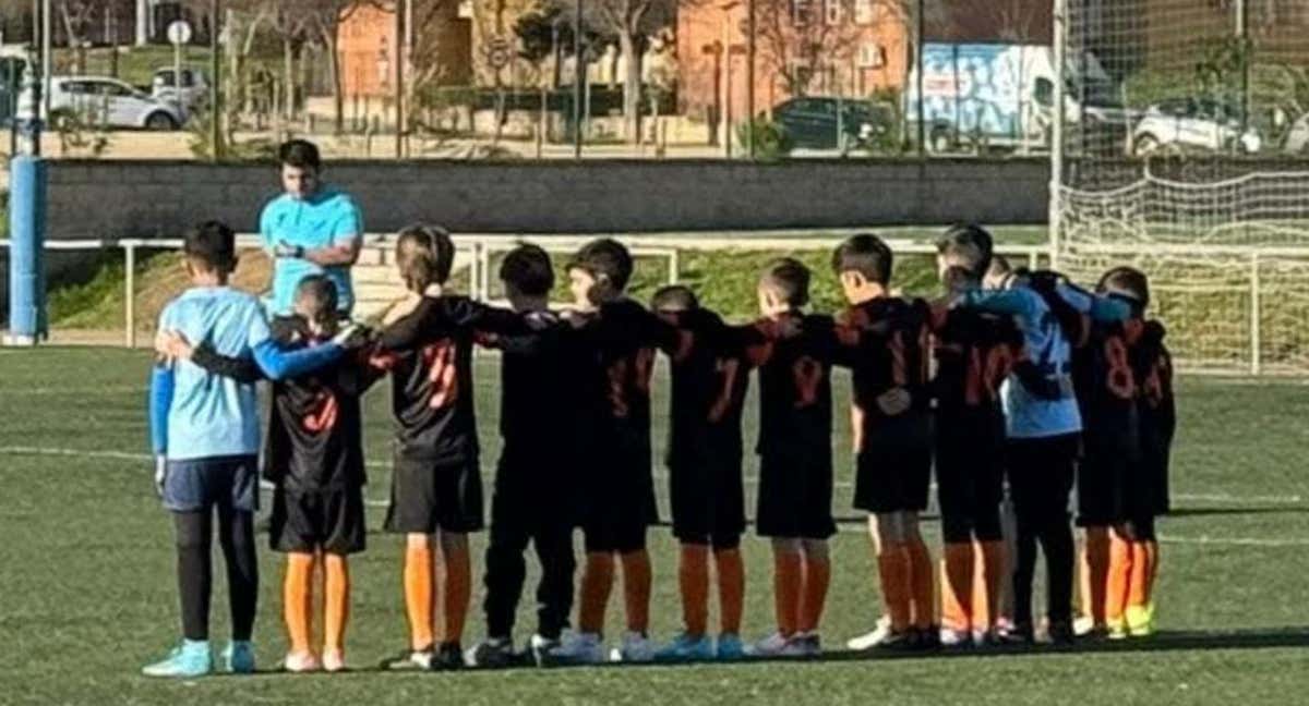 Jugadores benjamines del C.D Zona Sur./