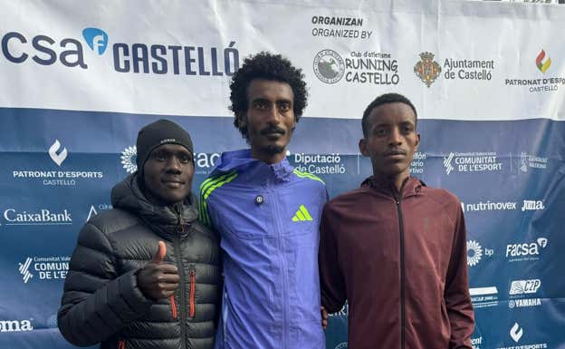 Podio del 10K de Castellón.