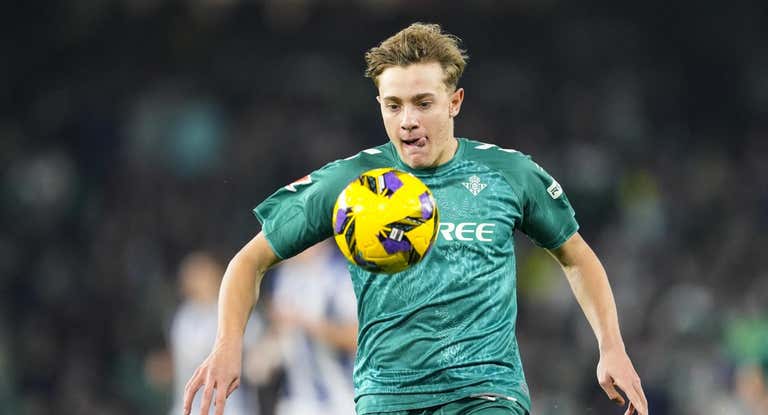 Jesús Rodríguez, durante el Betis - Real Sociedad de la J24.