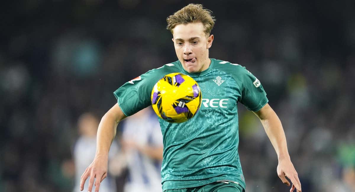 Jesús Rodríguez, durante el partido ante la Real./EP