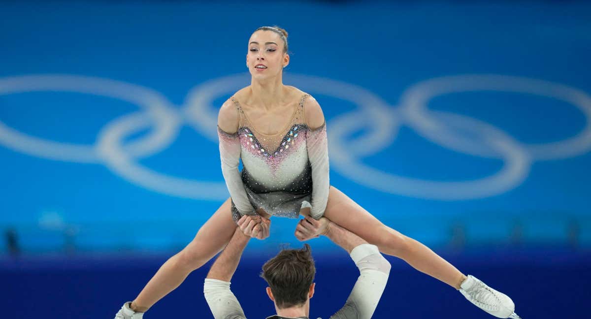 Laura Barquero, durante su participación en los Juegos Olímpicos de Beijing 2022./AFP