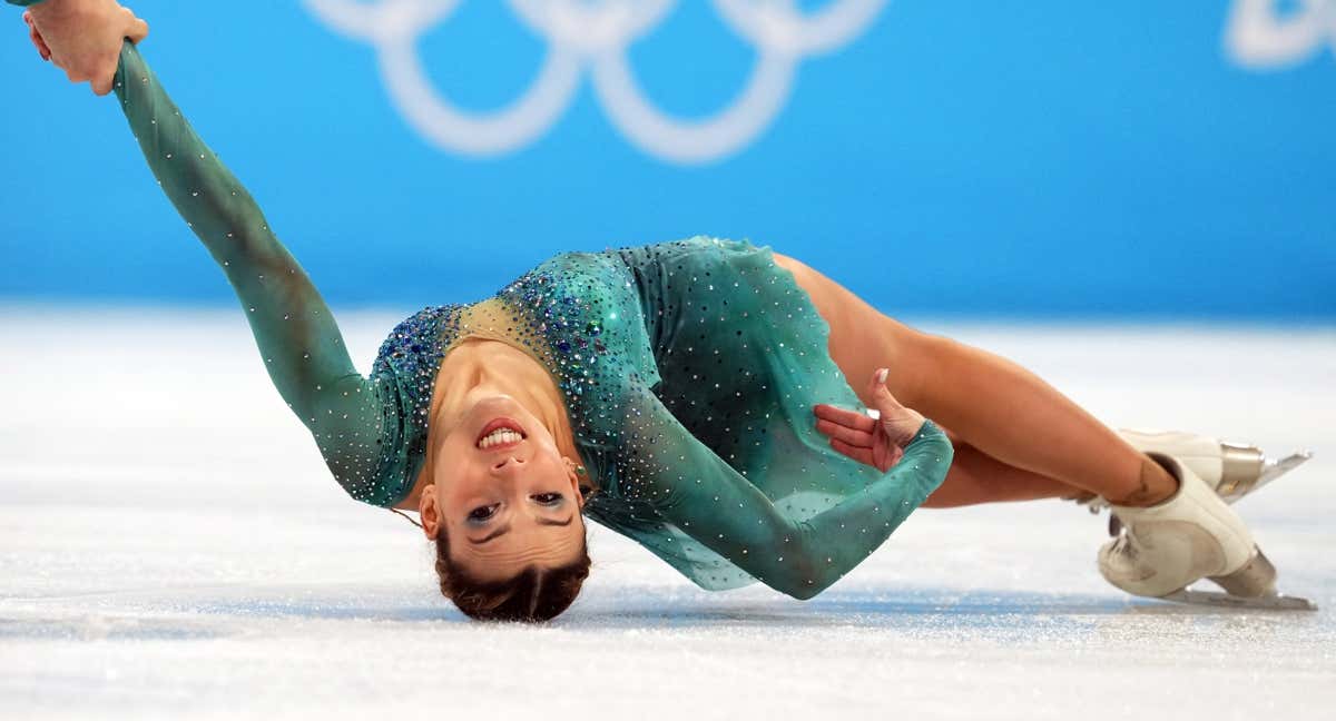 Laura Barquero, durante los Juegos Olímpicos de Pekín 2022./REUTERS