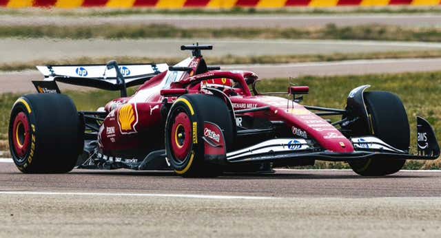 Ferrari estrena su SF-25 en Fiorano