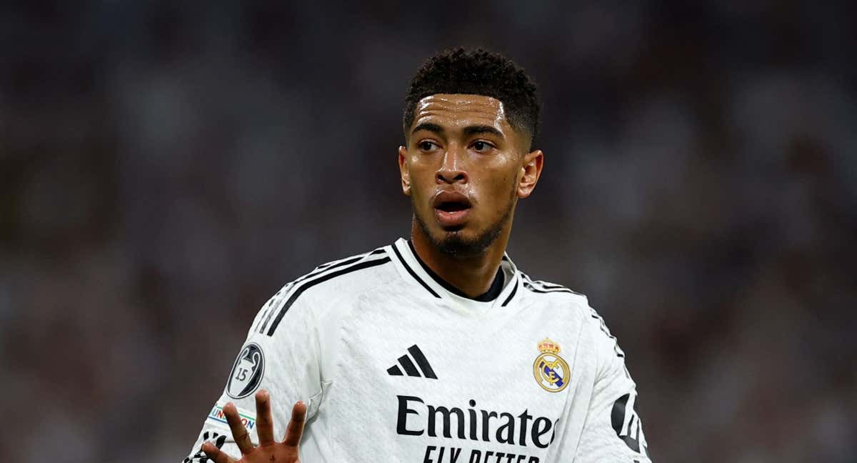Bellingham, en un partido con el Real Madrid.